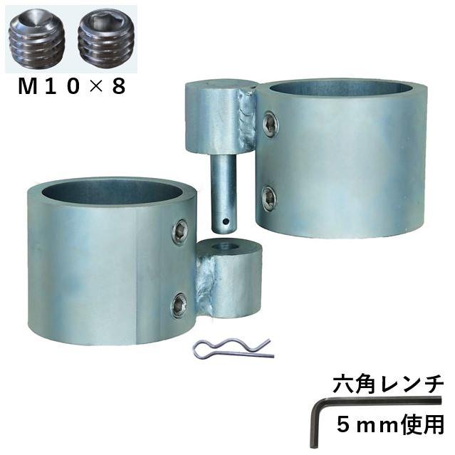 ヒンジ用の単管パイプジョイント 用途別に対応できる4タイプ ホロー