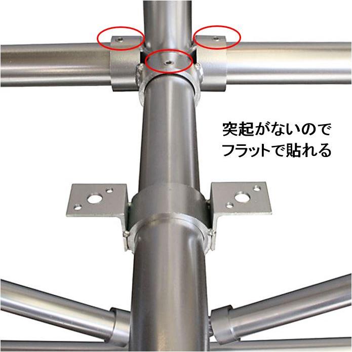 単管パイプ ジョイント　メッキ品　新品　中古品　混在 単管パイプジョイント 外径48.6mm用 最強の防錆効果！ 溶融亜鉛