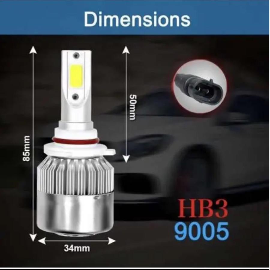 LED HB3 ハイビーム　ヘッドライト　2個セット　特価　車　パーツ