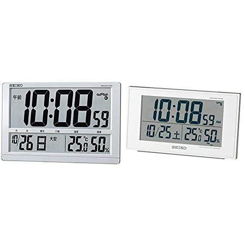 史上最も激安 セイコー クロック 掛け時計 置き時計 兼用 電波 デジタル カレンダー 六曜 温度 湿度 表示 大型 銀色 メタリック Sq433s Se 008 Shop Square 通販 Yahoo ショッピング 最安値に挑戦 Blog Lonolife Com