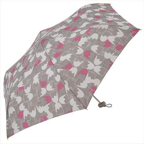 Nifty Colors 折りたたみ傘 グレー 50cm アイスフラットミニ 6本骨 収納袋つき 1366GY|shop-square|02
