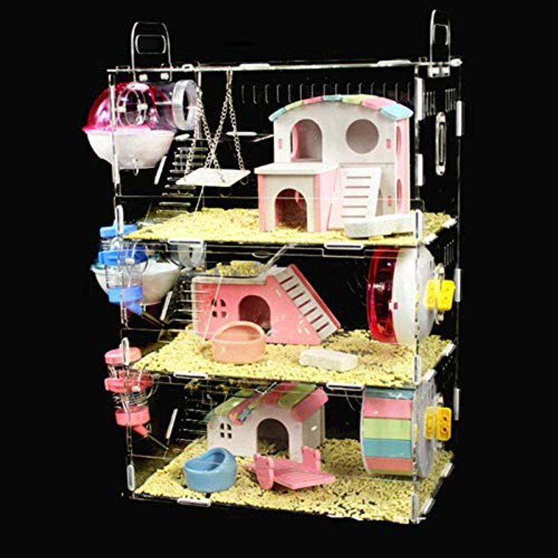 最新エルメス Xinxin Home ハムスターケージ 滑り止め 飼育ケージ 小動物ケージ 可愛い 贅沢セット ハムスター回し車 持ち運びやすい 回し車 食器 餌やり 水やり用品 Www Radio10 Sr