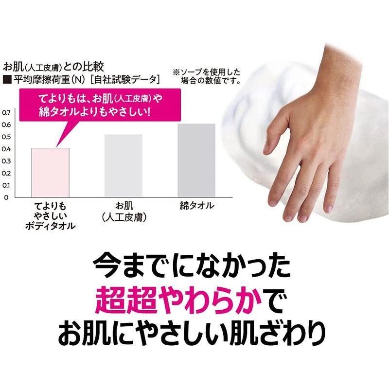 キクロン 日本製 あわざわり てよりもやさしいボディタオルメンズ シルバーグレイ 32 110cm 年間ランキング6年連続受賞