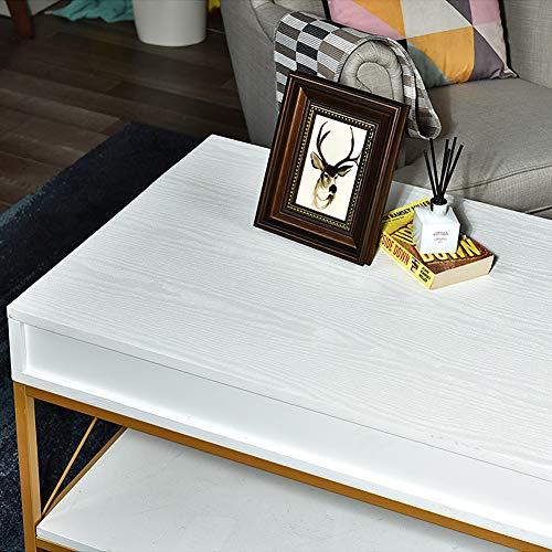 壁紙 シール 木目 40cmx2m リメイクシート テーブル 木目調 白 壁紙シール インテリアシール 剥がせるシール 家具 Aef2113 Shop Square 通販 Yahoo ショッピング