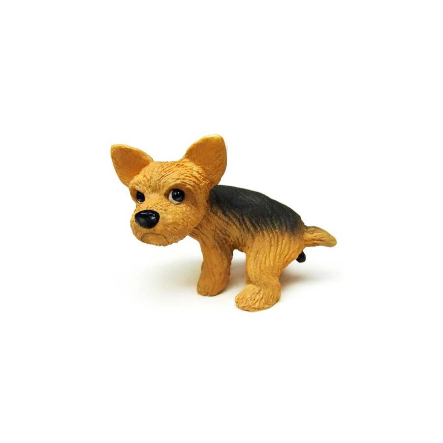 ヨーキー グッズ プレゼント ギフト DENSCRAFT Dog@CUBE ウ●チング ハンドメイド フィギュア インテリア スマイヌ 犬用品｜shop-sumainu｜02