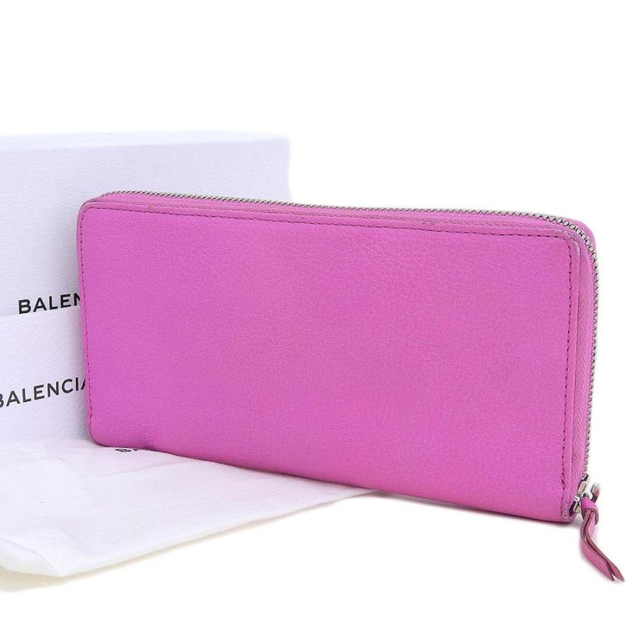 BALENCIAGA エッセンシャルコンチジップ ブラック×ピンク スリム