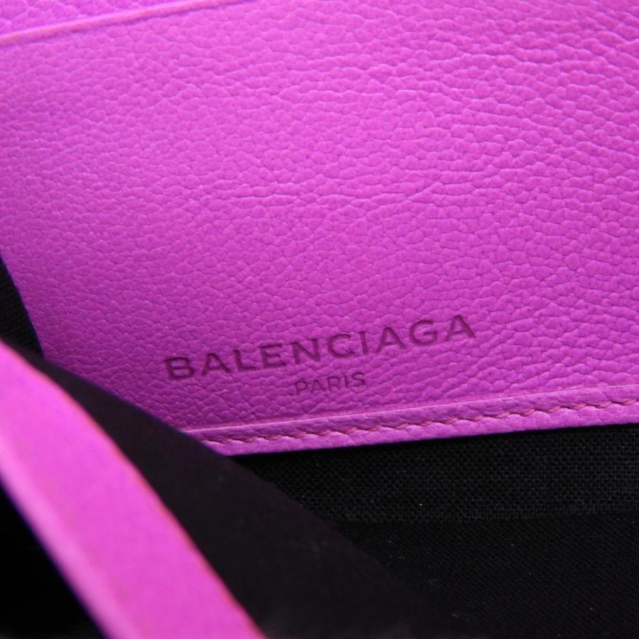 BALENCIAGA エッセンシャルコンチジップ ブラック×ピンク スリム