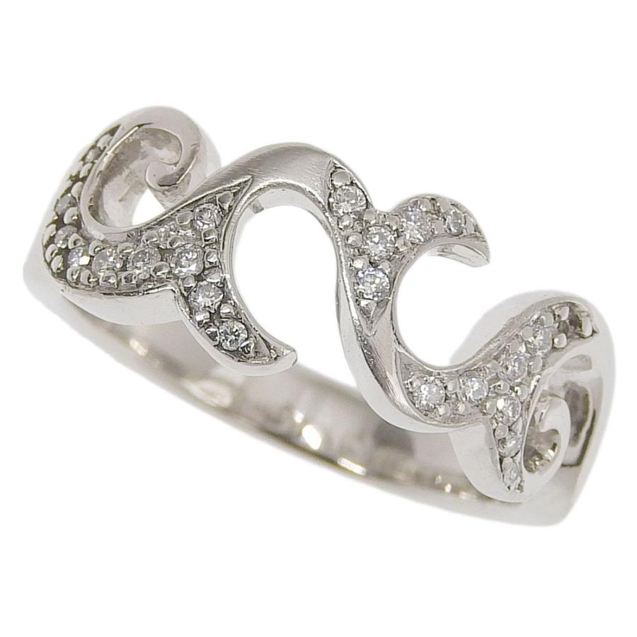 クィーン QUEEN リング プラチナ Pt950 メレダイヤモンド 0.15ct 12号 