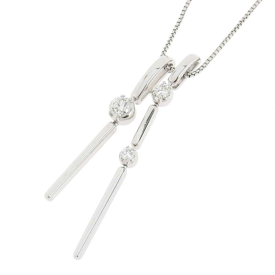 本物保証 超美品 タサキ Tasaki トリロジー ネックレス K18wg メレダイヤ0 52ct 9 9g Morenotafurt Com