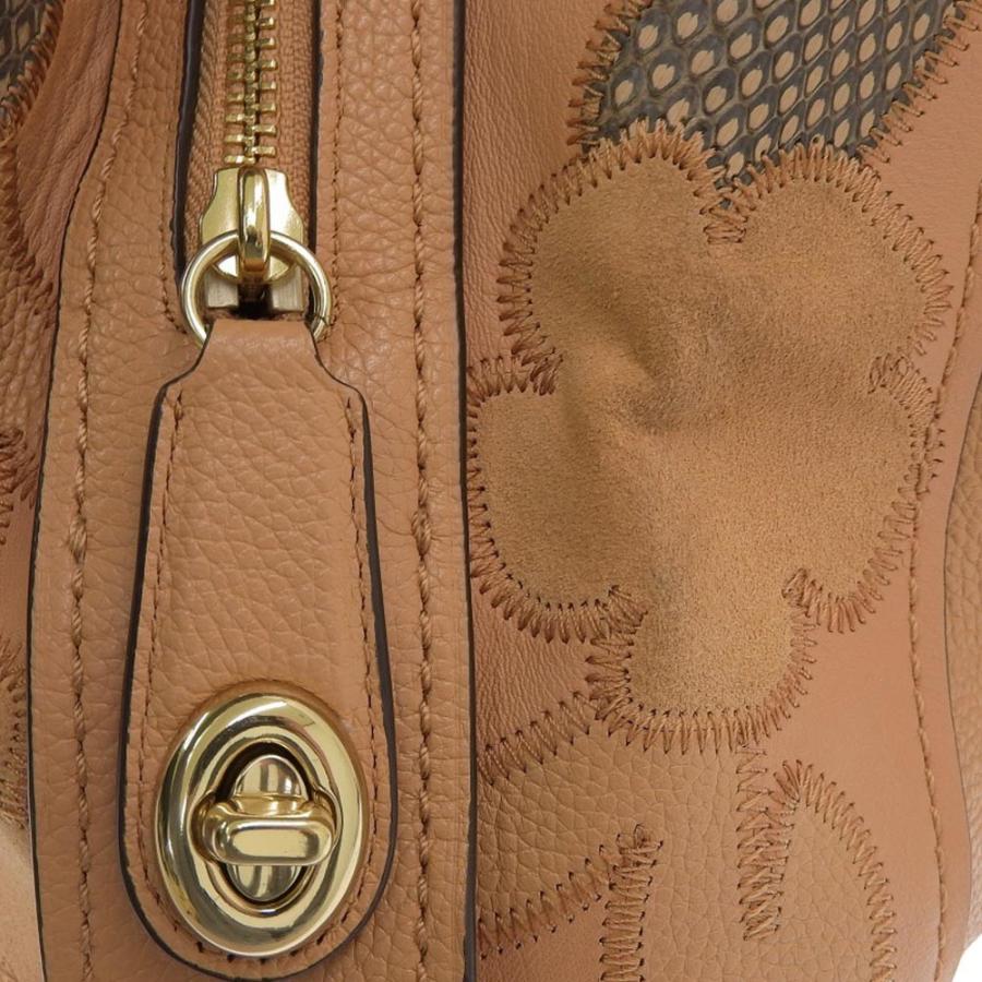 COACH（コーチ） イーディー フラワー 花 トートバッグ レザー 24966 