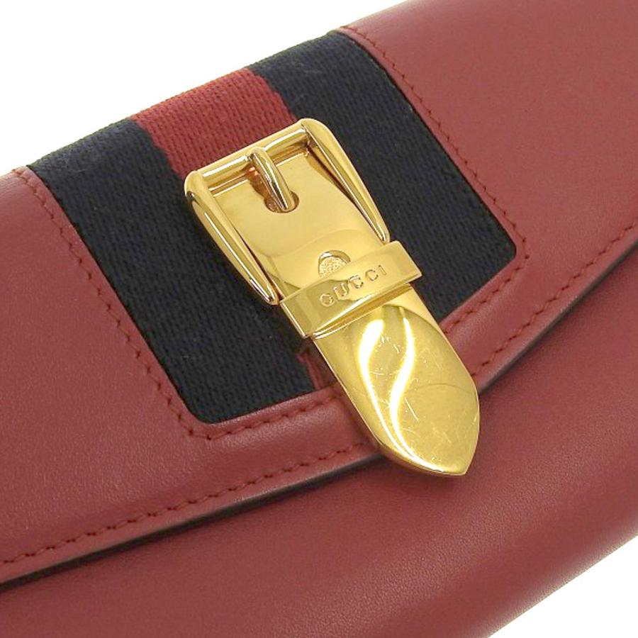 【本物保証】 美品 グッチ GUCCI コンチネンタルウォレット ホック付 長財布 レザー キャンバス 赤 紺 476084 GUCCI（グッチ） コンチネンタルウォレット ホック付 長財布 レザー