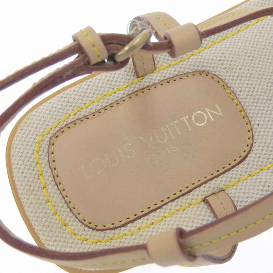 LOUIS VUITTON ルイヴィトン フラット トング T&B サンダル レザー 