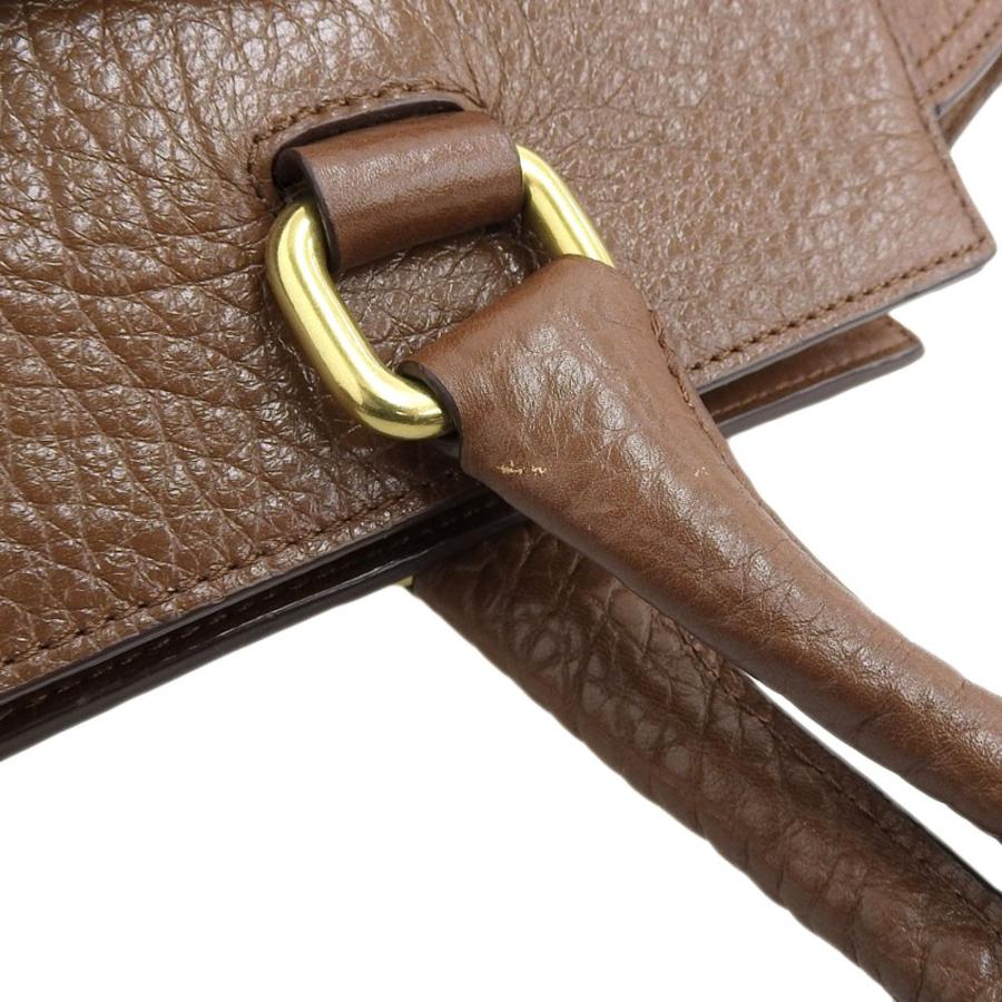 COACH コーチ ハンドバッグ タッセル付き レザー 茶 19926 本物保証 超 