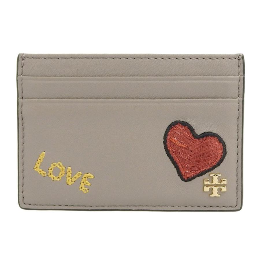 トリーバーチ Tory Burch ハート Love ラブ カードケース レザー グレージュ 本物保証 超美品 Tkb 高島屋質店 通販 Yahoo ショッピング