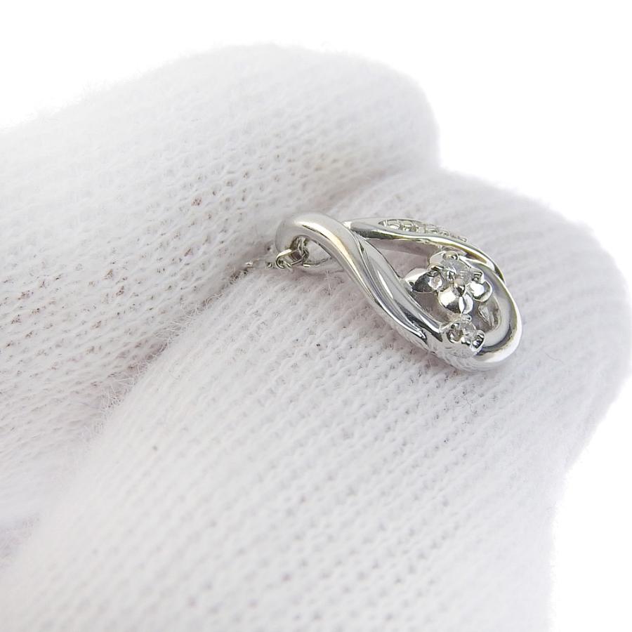 4℃ ヨンドシー ネックレス K18WG メレダイヤモンド 2015年