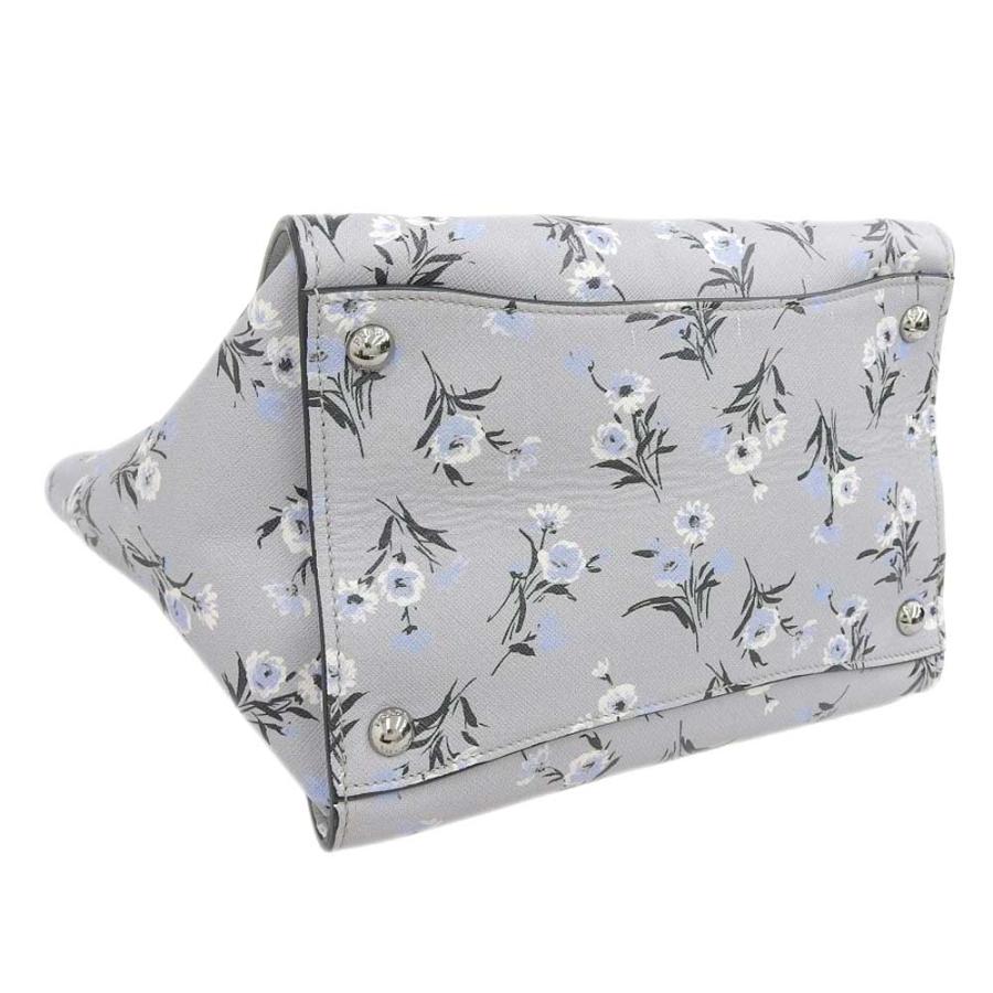 PRADA プラダ 花柄 フラワー 2WAY ハンドバッグ グレー B2625P PRADA プラダ 花柄 フラワー 2WAY ハンドバッグ グレー B2625P