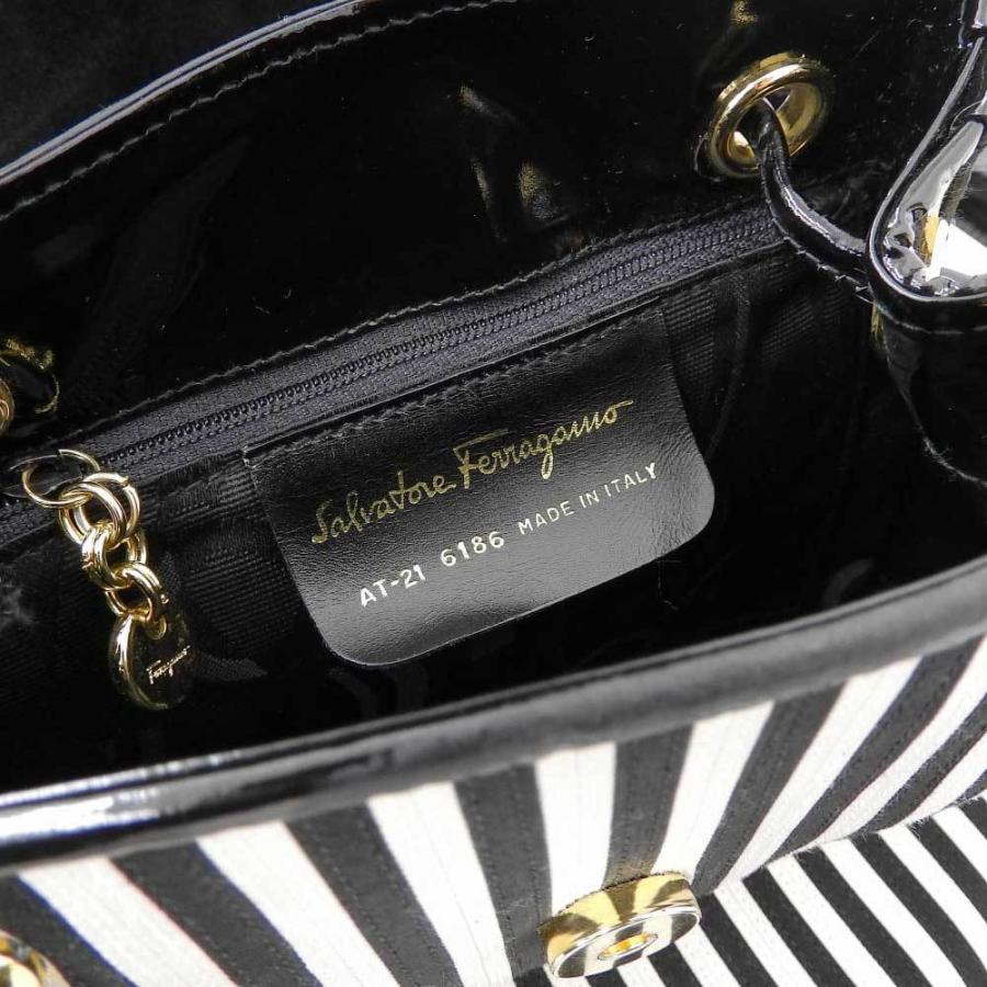 FERRAGAMO（フェラガモ） ストライプ リュックサック バックパック