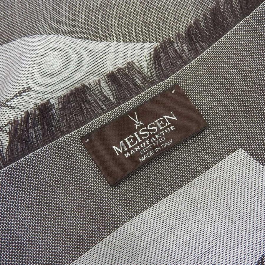 マイセン クチュール MEISSEN COUTURE 剣 ソード柄 ストール ショール