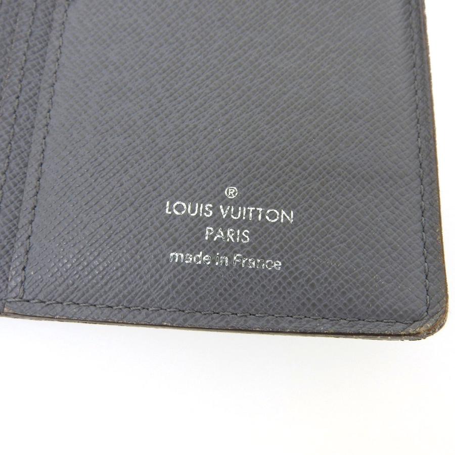 ルイヴィトン LOUIS VUITTON タイガ ポルトフォイユ ブラザ 二つ折り長
