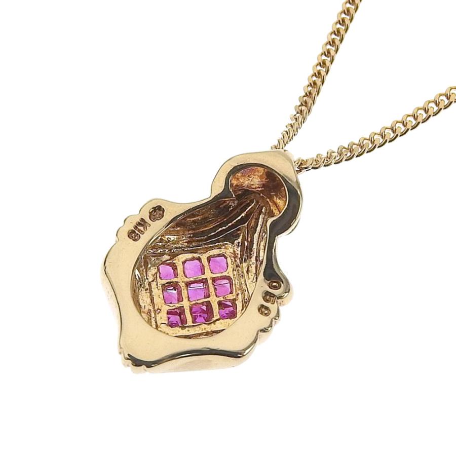 ジュエリーマキ JEWELRYMAKI ミステリーセッティング ネックレス K18YG 