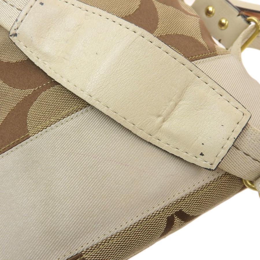 【本物保証】 超美品 コーチ COACH シグネチャー ホーボー 10764 ワンショルダーバッグ キャンバス×レザー ホワイト×グレー 公式】コーチアウトレット | テリ ホーボー バッグ・シグネチャー