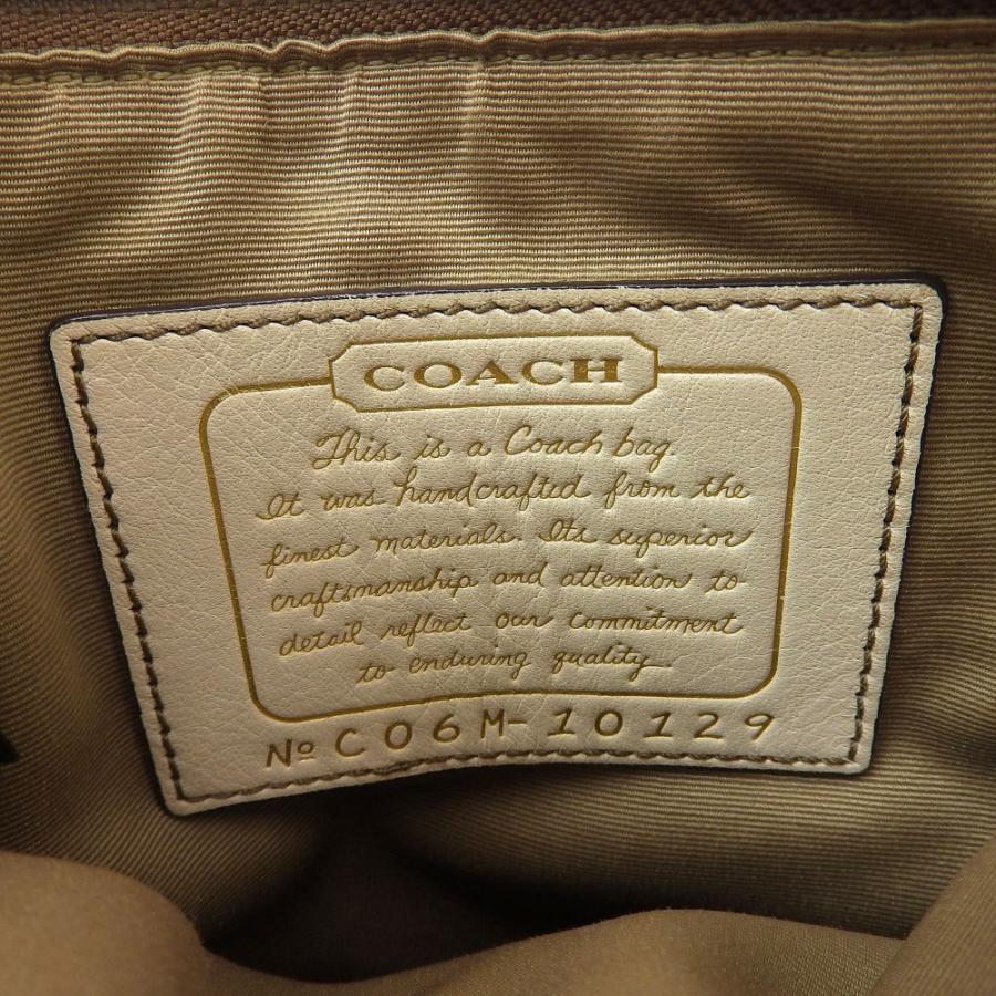 COACH（コーチ） シグネチャー ショルダーバッグ キャンバス ブラウン