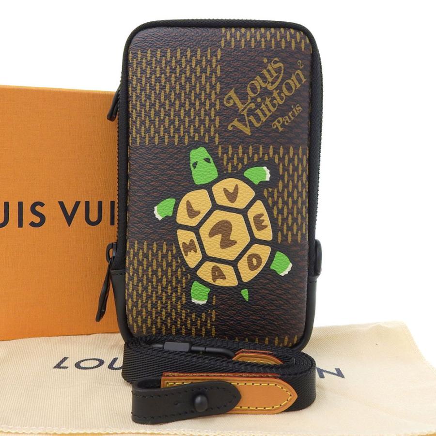 ルイヴィトン LOUIS VUITTON ダミエ エベヌ ジャイアント ダブル