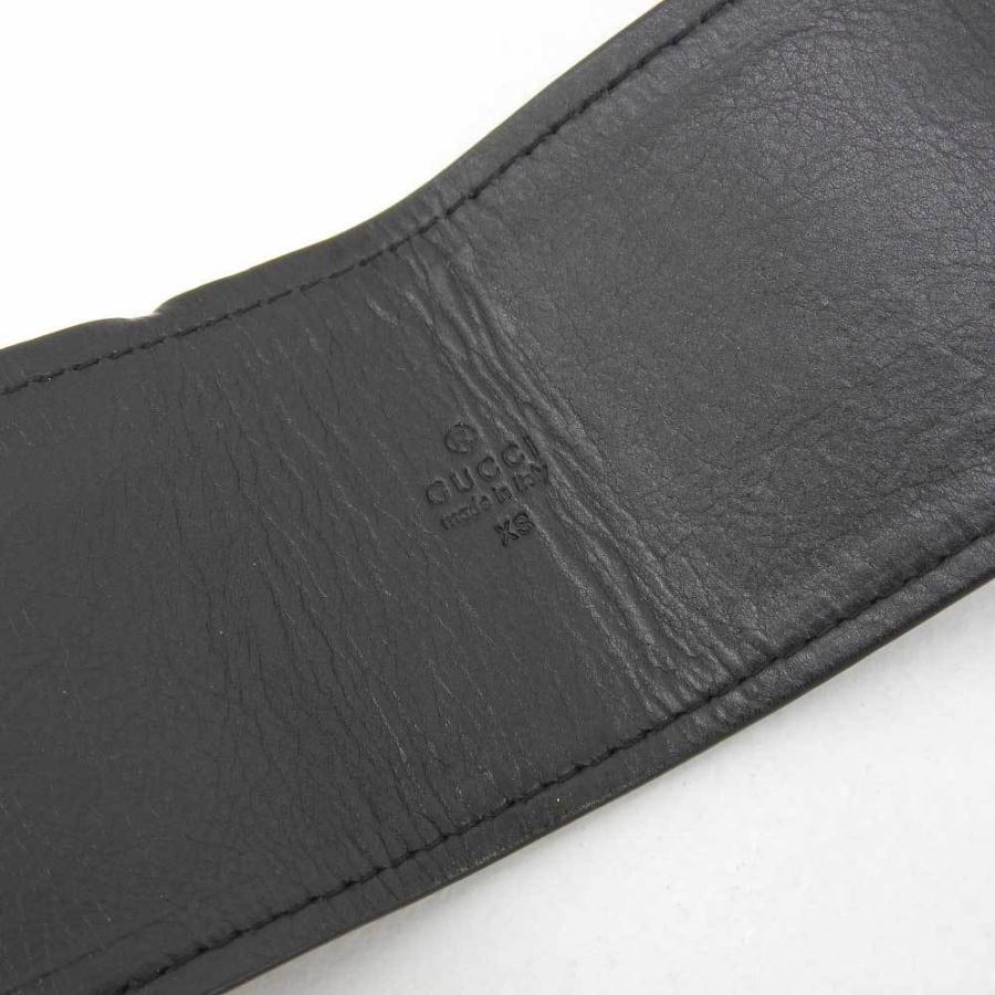 【本物保証】 美品 グッチ GUCCI ワイド ベルト スエード ブラック ゴールド金具 XS 幅広 腰ベルト GUCCI（グッチ） ワイド ベルト スエード ブラック ゴールド金具 XS