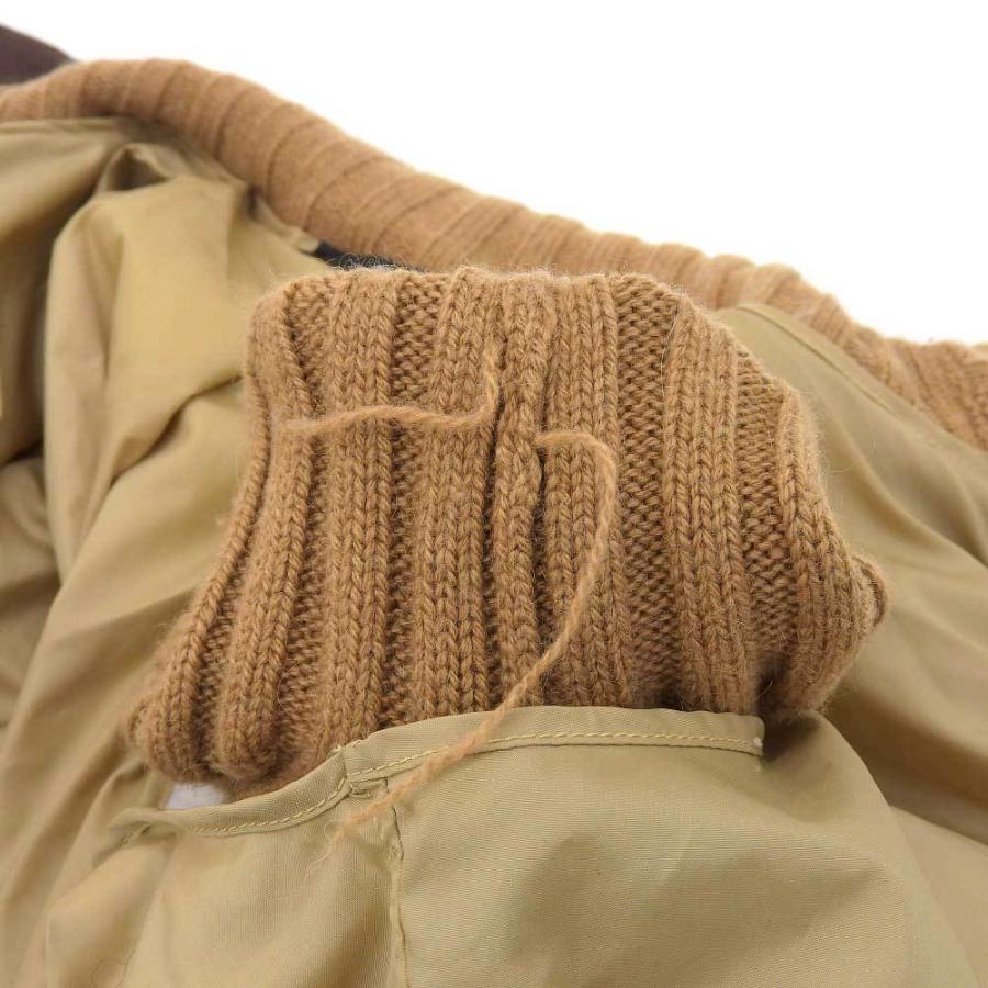 GUCCI グッチ ファー付き ニット ジャケット キャメル フォックス  