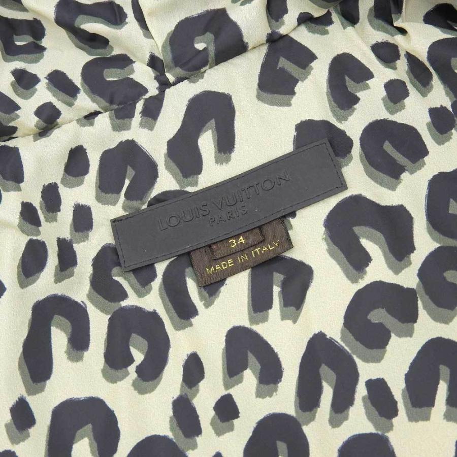 LOUIS VUITTON ルイヴィトン ダウン コート ブラック ネイビー LV  