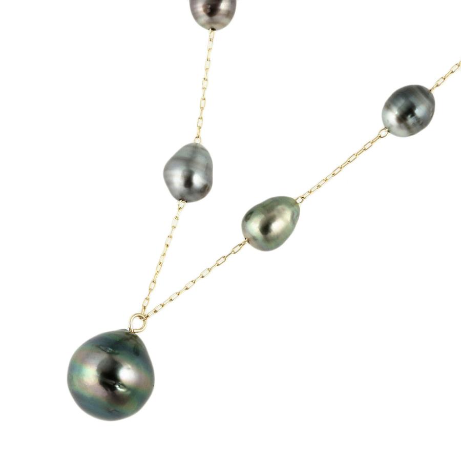 ネックレス K14yg クロチョウ養殖真珠 黒真珠 ブラックパール おしゃれ オシャレ ノーブランド No Brand 本物保証 鑑付 超美品 Tkb 高島屋質店 通販 Yahoo ショッピング