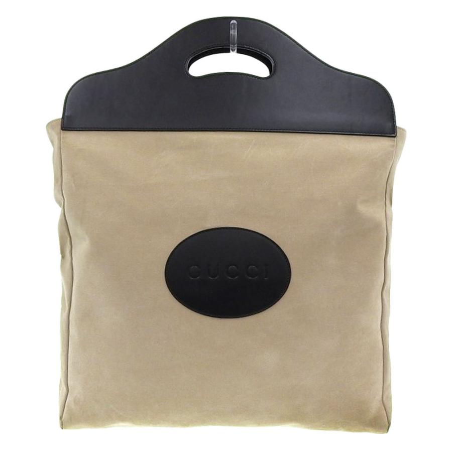 Gucci GGロゴ ハンドバッグ ベージュ GUCCI（グッチ） GUCCI GG ロゴ ハンドバッグ スエード ベージュ 002