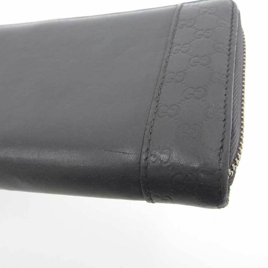 GUCCI グッチ GG柄 ラウンドファスナー長財布 レザー グレー GUCCI グッチ GG柄 ラウンドファスナー長財布 レザー グレー