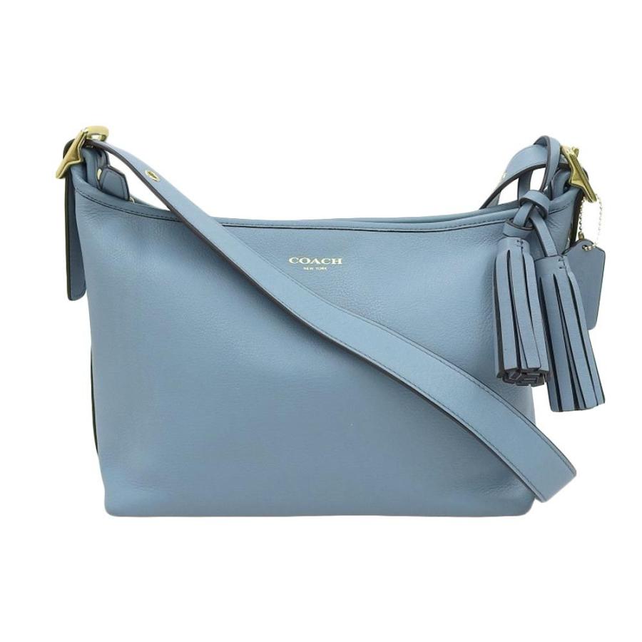 コーチ Coach ショルダーバッグ レザー ライトブルー F 本物保証 美品 Tk21b 高島屋質店 通販 Yahoo ショッピング