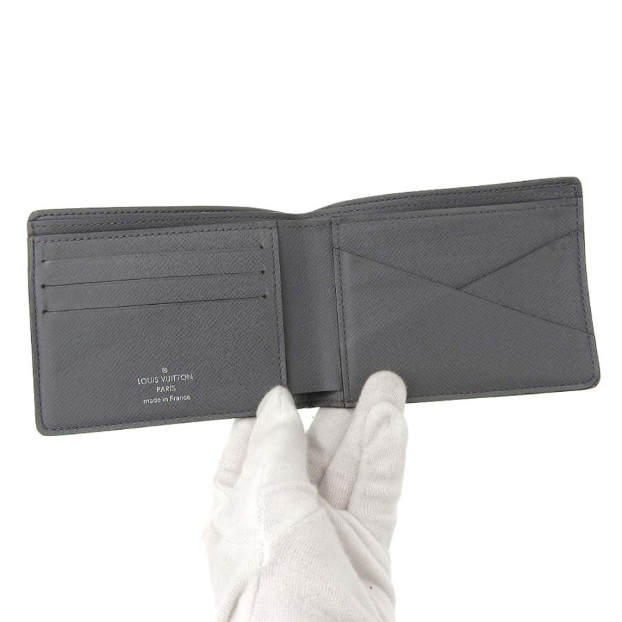 【本物保証】 ルイヴィトン LOUIS VUITTON タイガ ポルトフォイユ ミュルティプル 二つ折り 財布 グラシエ M32809 LOUIS VUITTON（ルイ・ヴィトン） タイガ ポルトフォイユ
