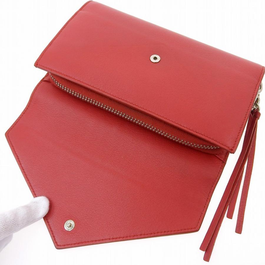 バレンシアガ BALENCIAGA ペーパーマニー ジップアラウンド ホック付長 ...