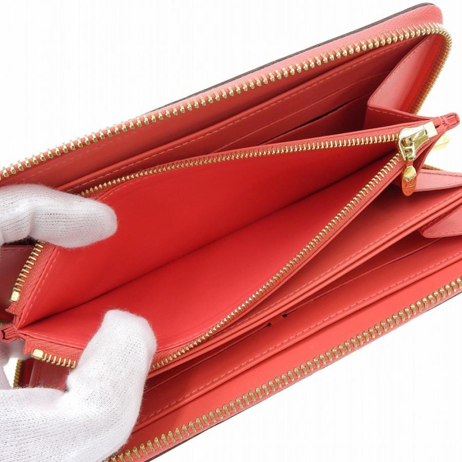 LOUIS VUITTON ルイヴィトン ミニ財布 M91668 モノグラム ヴェルニ ジッピーパース ローズヴェルール 上品 【美品】 U2312K61 LOUIS VUITTON - LOUIS VUITTON ルイヴィトン ミニ財布 M91668