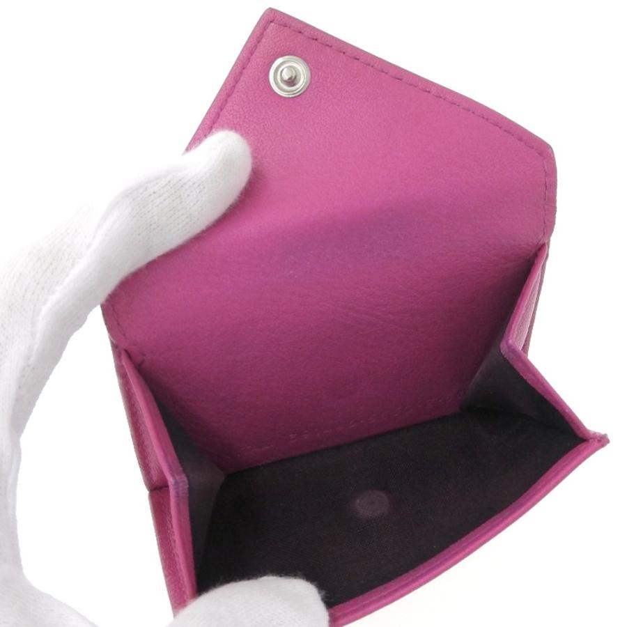 極美品 BALENCIAGA バレンシアガ ペーパーミニウォレット ピンク BALENCIAGA バレンシアガ ミニ財布 三つ折り財布 ペーパーミニ