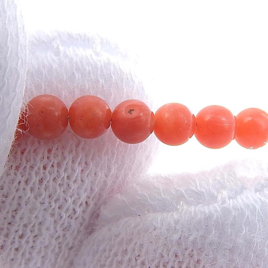 【新品未使用】珊瑚礁　ネックレス K18金具　珊瑚　コーラル　上品です✨ ネックレス K18YG環 サンゴ 珊瑚 さんご コーラル ノーブランド