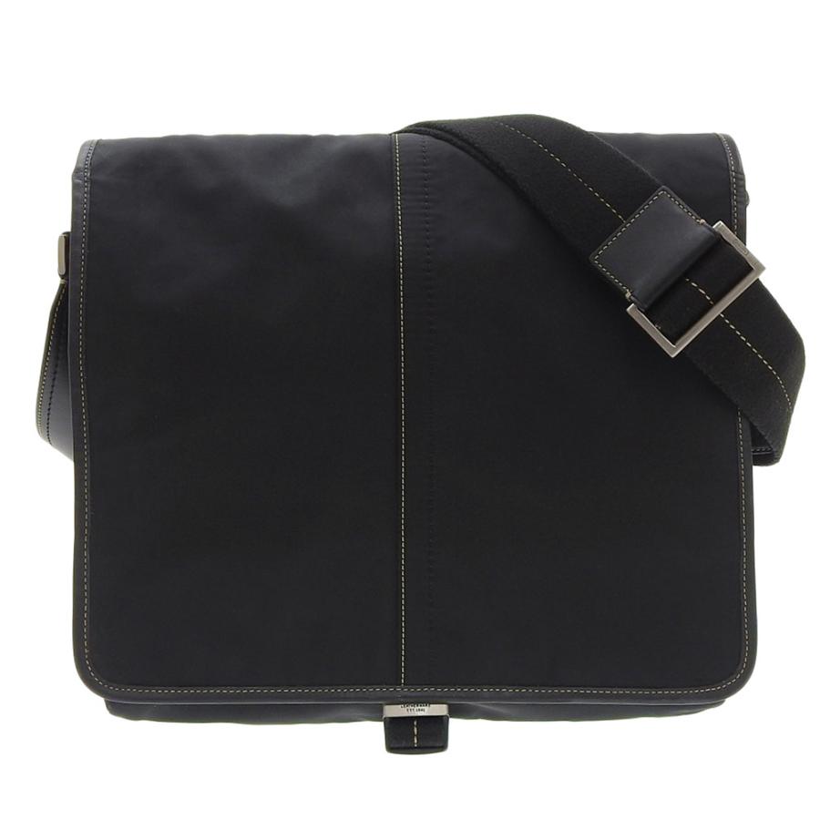 コーチ　メッセンジャーバッグ　A4収納可　ナイロン　ブラック　F05300 コーチ メッセンジャーバッグ A4収納可 ナイロン ブラック F05300 【極