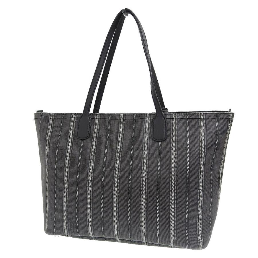 【美品】COACH コーチ トートバッグ　レガシー ウィークエンド ストライプ ウィークエンド コーチ COACH レガシーウィークエンド ティッキング