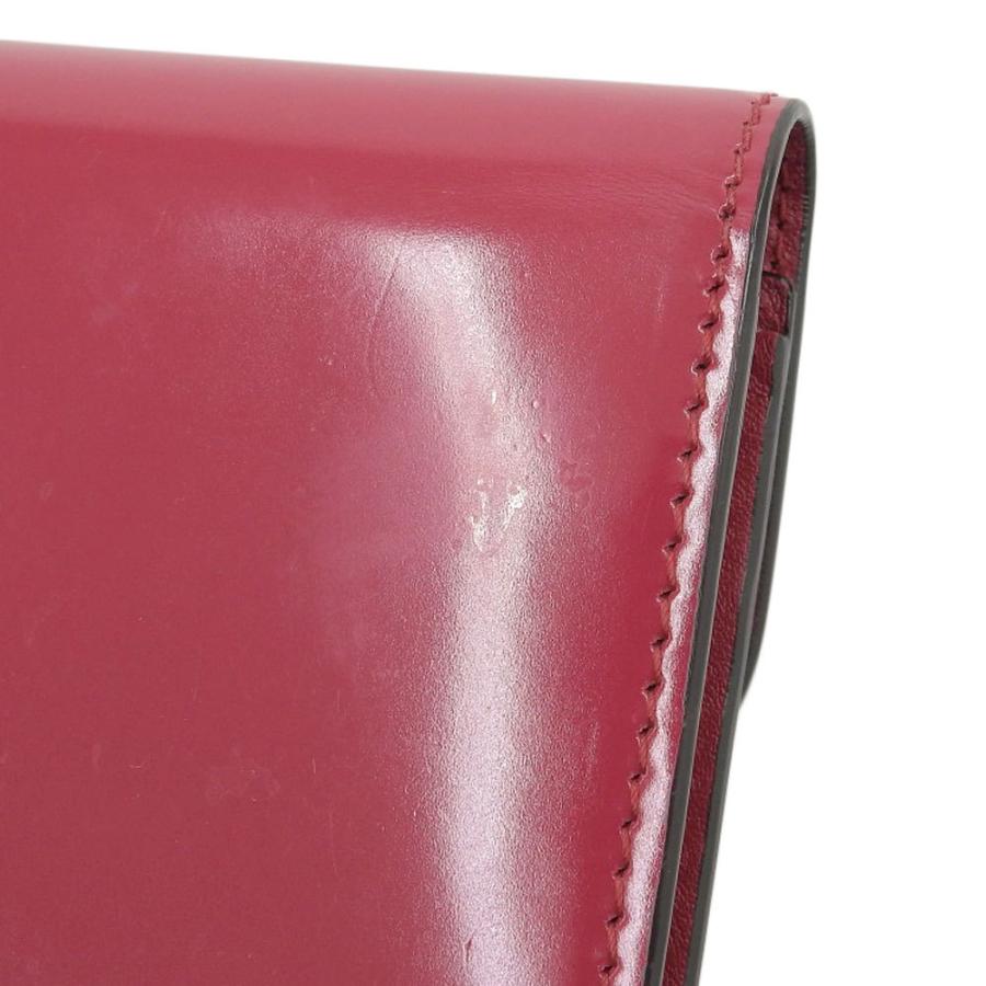 GUCCI（グッチ） インターロッキングG ホック付長財布 パテントレザー