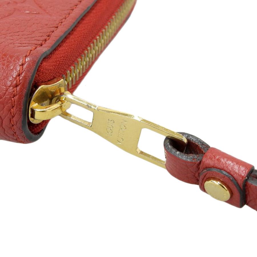 【本物保証】 ルイヴィトン LOUIS VUITTON モノグラム アンプラント ジッピーウォレット ラウンドファスナー長財布 スリーズ レッド M62214 LOUIS VUITTON（ルイ・ヴィトン） モノグラム アンプラント ジッピー