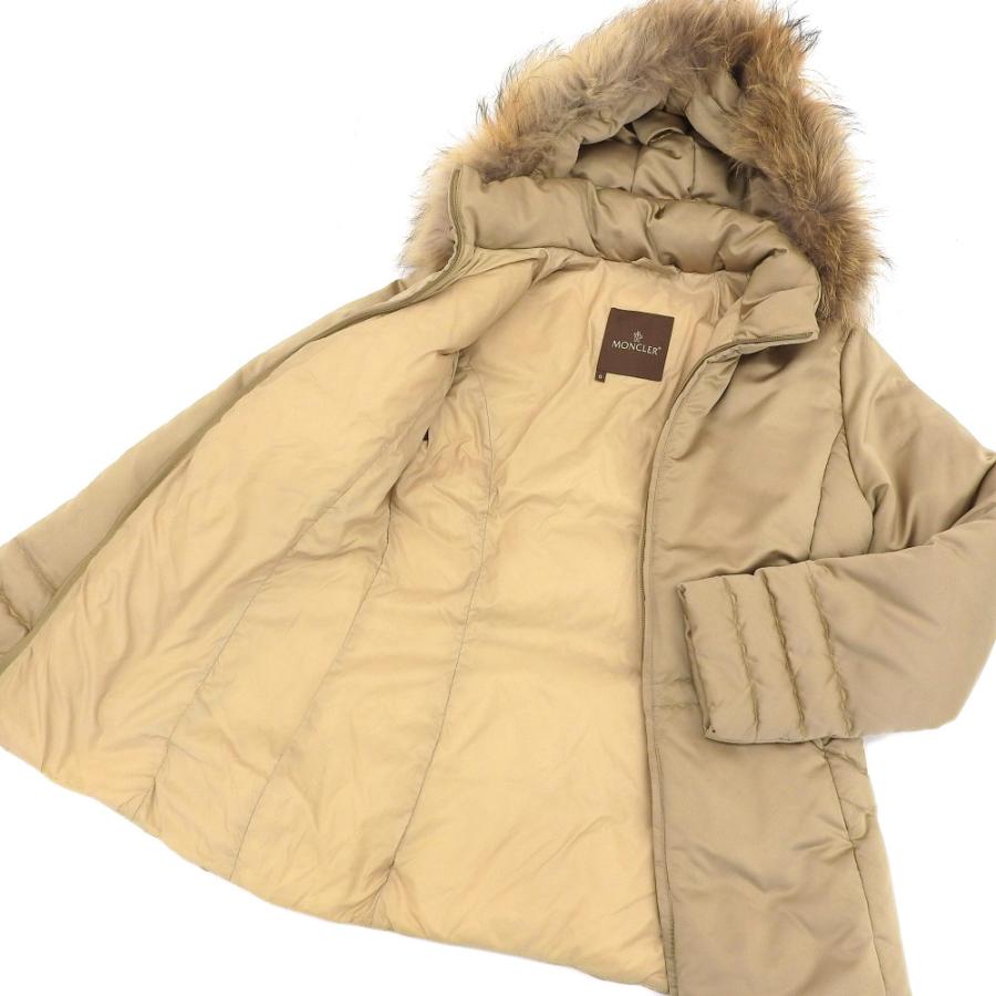 MONCLER ファー付きダウンジャケット ベージュ MONCLER☆新作 ファー付きダウンジャケット LAICHEFUR☆関税込み