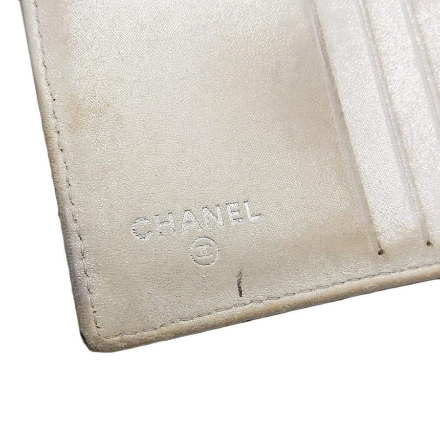 シャネル CHANEL カメリア ココマーク ロゴ ダブルホック折財布 W 
