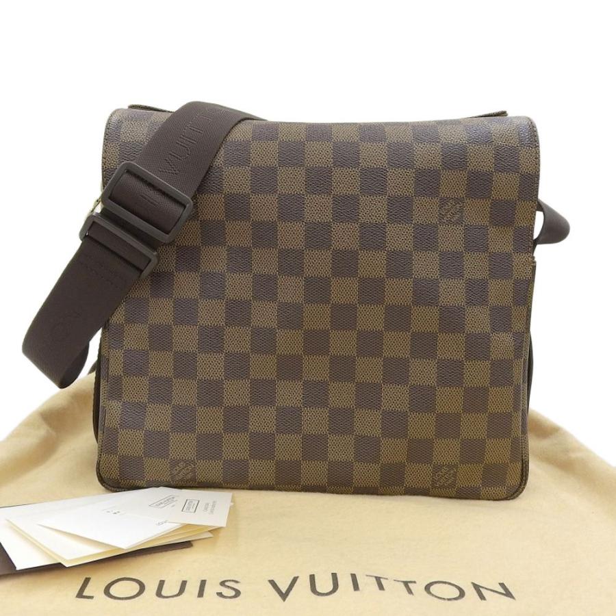 LOUIS VUITTON ナヴィグリオ ショルダーバッグ ダミエ エベヌ