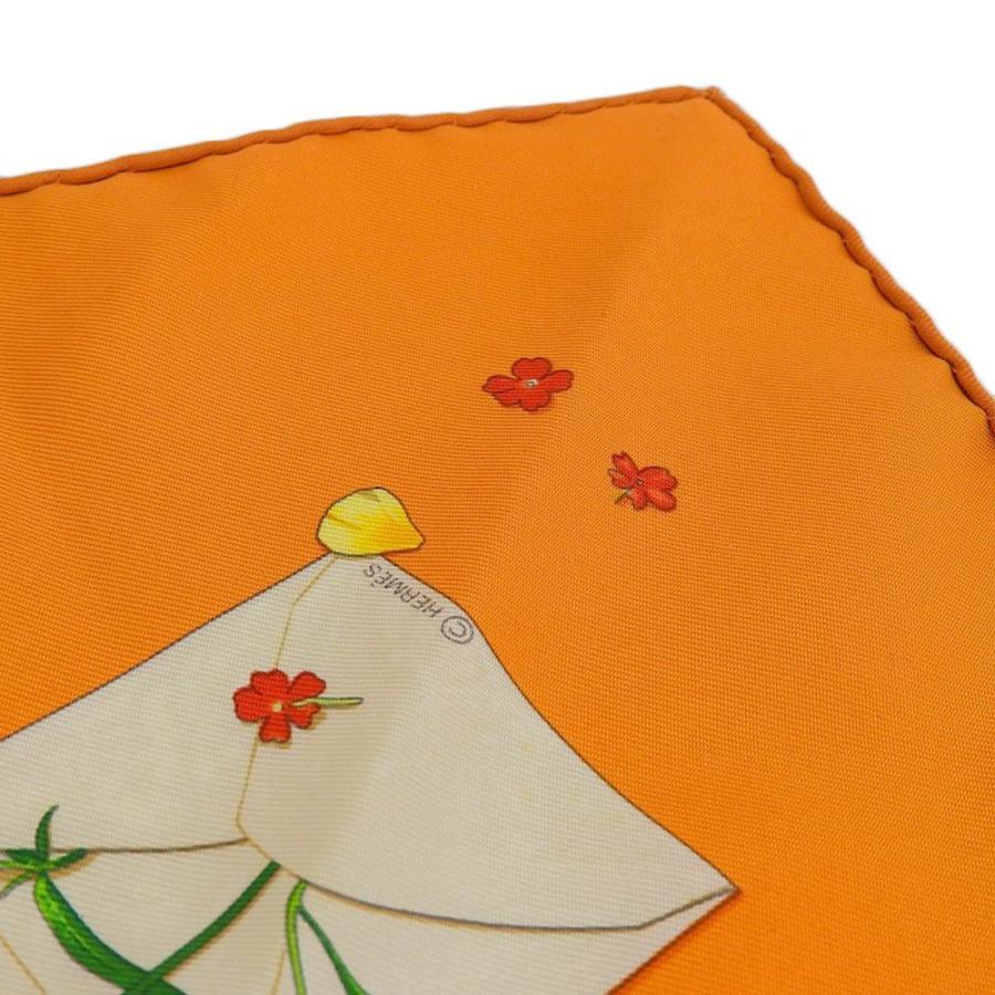 HERMES エルメス カレ42 プチスカーフ 花の手紙 Des fleurS la HERMES エルメス カレ42 プチスカーフ 花の手紙 Des fleurS la
