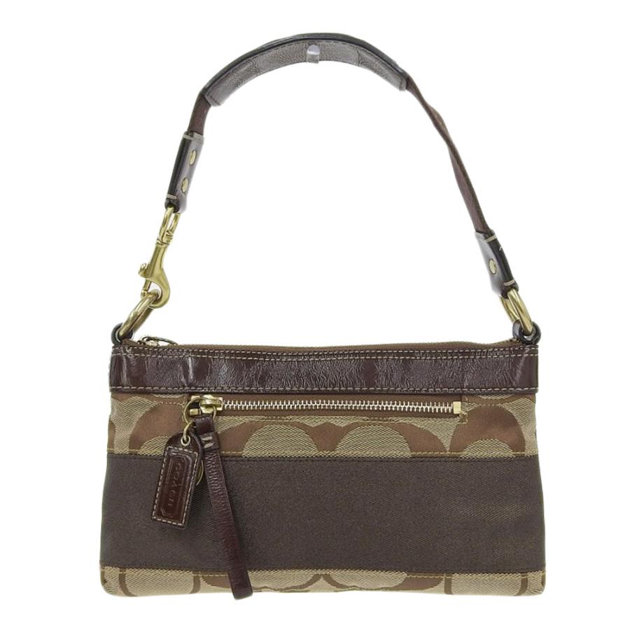COACH（コーチ） シグネチャー ストライプ ショルダーポーチ