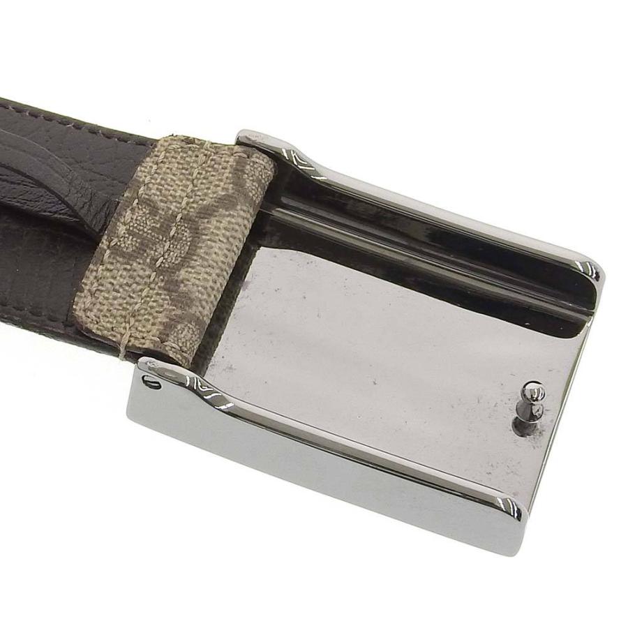 【本物保証】 グッチ GUCCI GGスプリーム GGプラス ロゴ 腰ベルト コーティングキャンバス ブラウン系 114990 0959 85 34 希少 レア GUCCI（グッチ） GUCCI GGスプリーム GGプラス ロゴ 腰ベルト