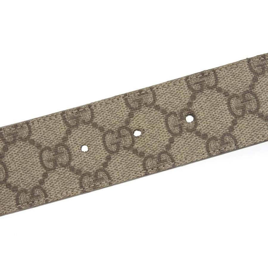 【本物保証】 グッチ GUCCI GGスプリーム GGプラス ロゴ 腰ベルト コーティングキャンバス ブラウン系 114990 0959 85 34 希少 レア GUCCI（グッチ） GUCCI GGスプリーム GGプラス ロゴ 腰ベルト